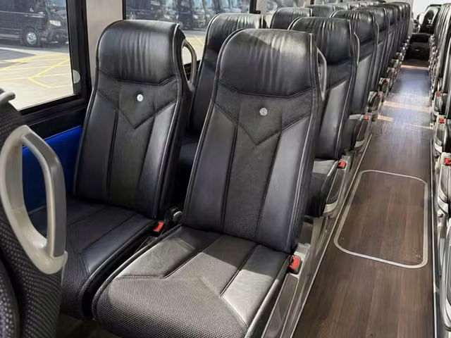 winter springs charter bus interior
